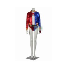 Photo1: Suicide Squad Harley Quinn Cosplay Costume (1)