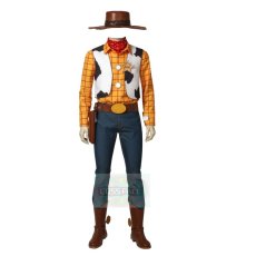 Photo1: Disney Pixar Toy Story Woody Cosplay Costume (1)