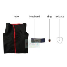 Photo7: Naruto Akatsuki Itachi Uchiha Cosplay Costume - Only Coat (7)