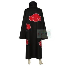 Photo2: Naruto Akatsuki Itachi Uchiha Cosplay Costume - Only Coat (2)