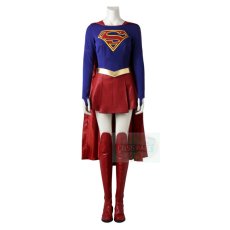 Photo1: Super girl Kara Danvers Cosplay Costume (1)