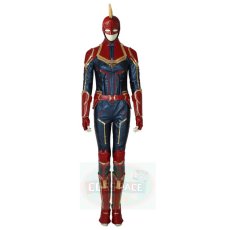 Photo1: Movie Captain Carol Danvers Cosplay Costume (1)