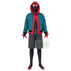 Photo1: Spider-Man: Into the Spider-Verse  Miles Morales Cosplay Costume (1)