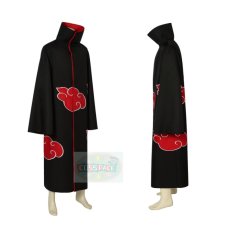 Photo3: Naruto Akatsuki Itachi Uchiha Cosplay Costume - Only Coat (3)