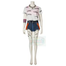 Photo1: Harley Quinn Birds Of Prey Short Version Cosplay Costume  (1)