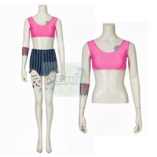 Photo4: Harley Quinn Birds Of Prey Short Version Cosplay Costume  (4)