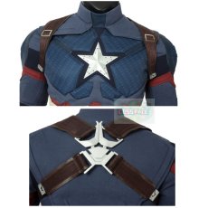 Photo4: Avengers 4: Endgame Steve Rogers Captain America Cosplay Costume (4)