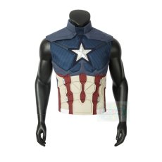 Photo6: Avengers 4: Endgame Steve Rogers Captain America Cosplay Costume (6)