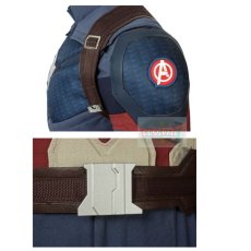 Photo5: Avengers 4: Endgame Steve Rogers Captain America Cosplay Costume (5)