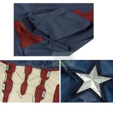 Photo7: Avengers 4: Endgame Steve Rogers Captain America Cosplay Costume (7)