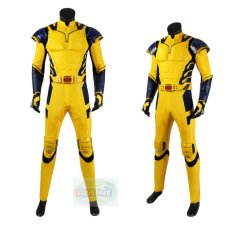 Photo2: Deadpool 3 Classic Wolverine Suit James Howlett Logan Cosplay Costume (2)