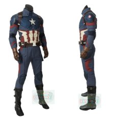 Photo2: Avengers 4: Endgame Steve Rogers Captain America Cosplay Costume (2)