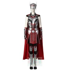 Photo1: Thor: Love and Thunder Female Thor Jane Foster B Edition Cosplay Costume (1)