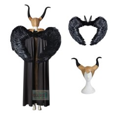 Photo2: Maleficent-Mistress of Evil Maleficent Cosplay Costume (2)