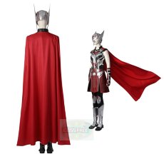 Photo2: Thor: Love and Thunder Female Thor Jane Foster B Edition Cosplay Costume (2)