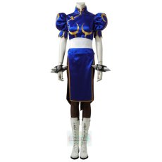 Photo1: Street Fighter 5 Chun Li Cosplay Costume  (1)