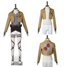 Photo3: Attack On Titan Cosplay Stationed Corps Costume (3)