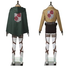 Photo2: Attack On Titan Cosplay Stationed Corps Costume (2)