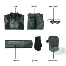 Photo17: Arrow Season 8 Oliver Queen Green Arrow Cosplay Costume (17)