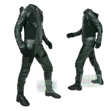 Photo2: Arrow Season 8 Oliver Queen Green Arrow Cosplay Costume (2)