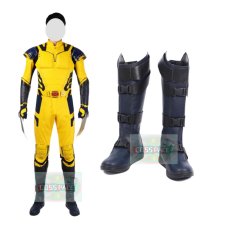 Photo1: Deadpool 3 Classic Wolverine Suit James Howlett Logan boots (1)