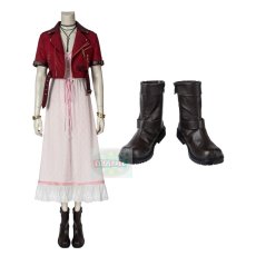 Photo1: Final Fantasy VII Remake FF7 Aerith Gainsborough boots (1)