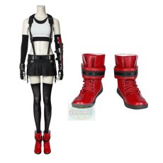 Photo1: Final Fantasy VII Remake FF7 Tifa Lockhart boots (1)