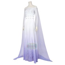 Photo2: Frozen 2 Elsa Cosplay Dress White Dress (2)