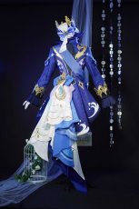 Photo3: Genshin Impact Furina Focalors Cosplay Costume  (3)