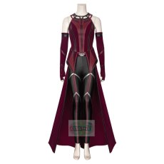 Photo4: 2021 WandaVision New Scarlet Witch Cosplay Suit Wanda Maximoff Cosplay Costume (4)