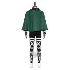 Photo1: Attack on Titan Eren Yeager Cosplay Costume (1)