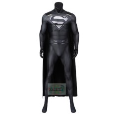 Photo1: Crisis On Infinite Earths Superman Clark Kent 4D Cosplay Jumpsuit (1)