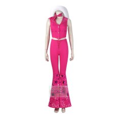 Photo1: Barbie 2023 Margot Elise Robbie Cowgirl Cosplay Costume (1)