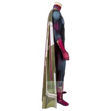 Photo2: Wanda Vision Jumpsuit Avengers 3 Infinity War Vision Cosplay Costume (2)