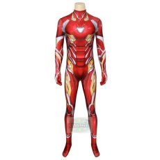 Photo2: Iron Man Jumpsuit Marvel Avengers Iron Man Tony Stark Cosplay Costume (2)