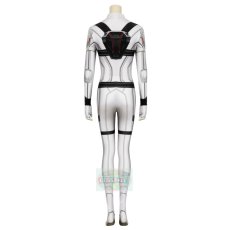 Photo3: Black Widow 2020 Natasha Romanoff White Cosplay Jumpsuit (3)