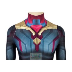 Photo7: Wanda Vision Jumpsuit Avengers 3 Infinity War Vision Cosplay Costume (7)