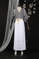 Photo1: Genshin Impact Kamisato Ayato Tsubaki in Thawing Snow Kimono Cosplay Costume (1)