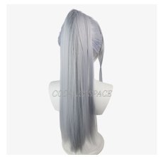 Photo5:  Genshin Impact Kamisato Ayaka Cosplay Wig (5)