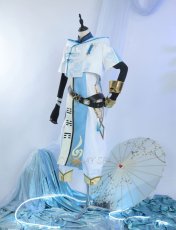 Photo2: Genshin Impact Chongyun Cosplay Costume  (2)