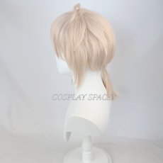 Photo4: Genshin Impact Kaedehara Kazuha Silver Cosplay Wig (4)