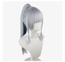 Photo4:  Genshin Impact Kamisato Ayaka Cosplay Wig (4)