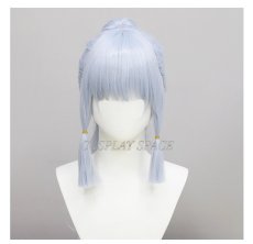 Photo1: Genshin Impact Kamisato Ayaka Cosplay Wig (1)