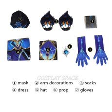 Photo15: Genshin Impact Hidden Mirror Lady Cosplay Costume (15)