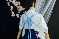 Photo6: Genshin Impact Kamisato Ayaka Tsubaki in Thawing Snow Kimono Cosplay Costume (6)