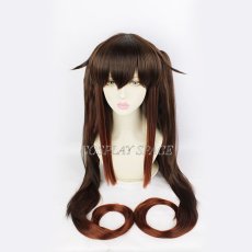 Photo2: Genshin Impact Hu Tao Cosplay Wig (2)