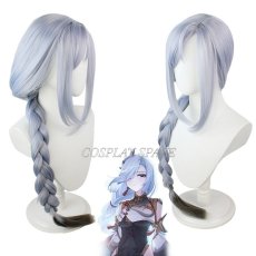 Photo1: Genshin Impact Shenhe Cosplay Wig (1)