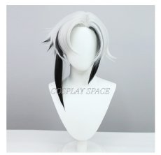 Photo1: Genshin Impact Fatui Servant Arlecchino Cosplay Wig (1)