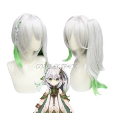 Photo1: Genshin Impact Nahida Kusanali Cosplay Wig (1)