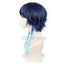 Photo3: Genshin Impact Wenti Cosplay Wig (3)